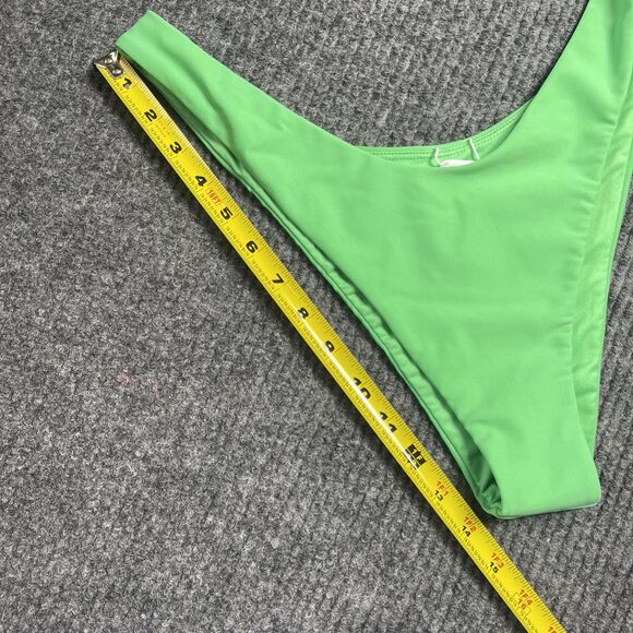 Forever 21 Swimwear Size XL Bikini Bottom High Waist Spring Green NEW - Picture 6 of 7